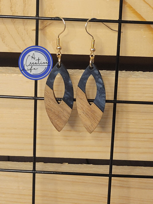 Wood Oval Drop