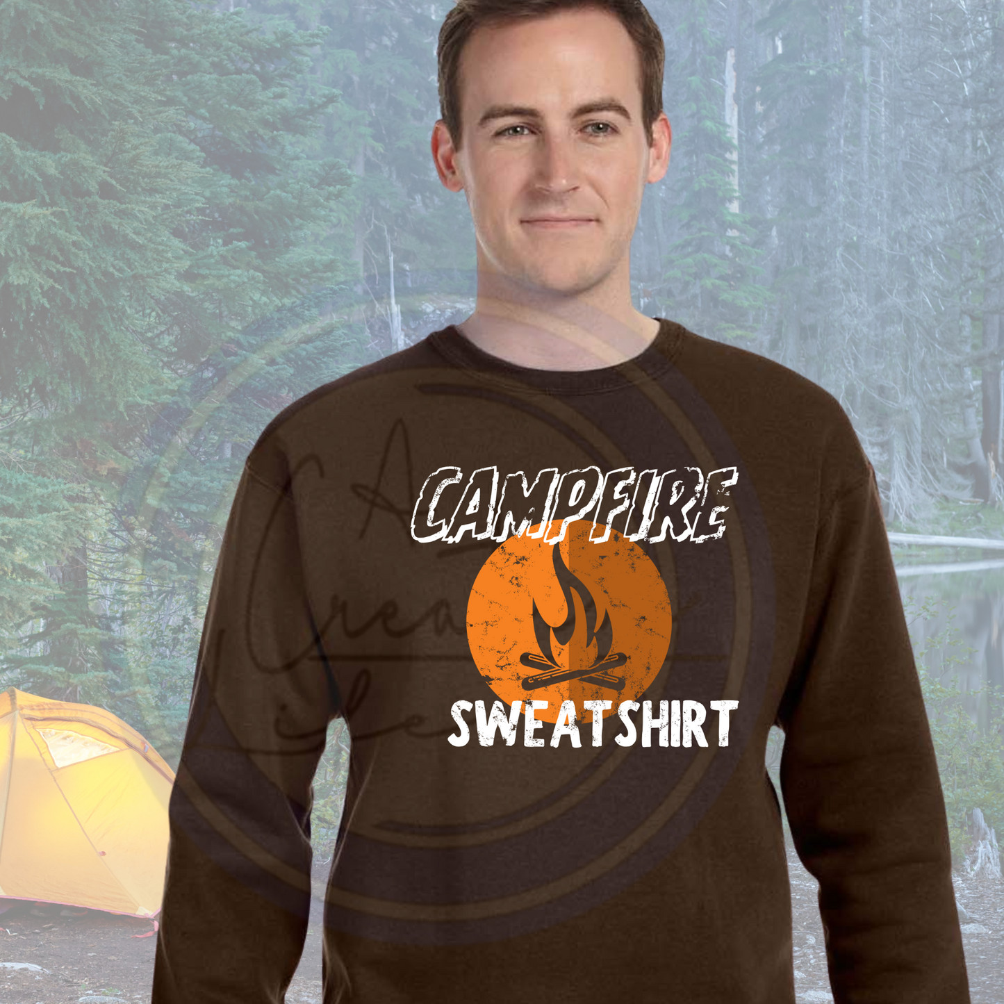 Campfire Sweatshirt (customize)