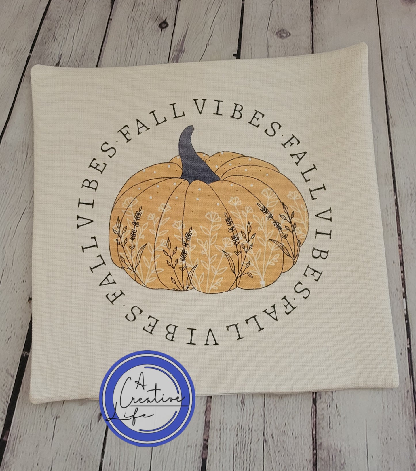 Fall Vibes Pillow Cover