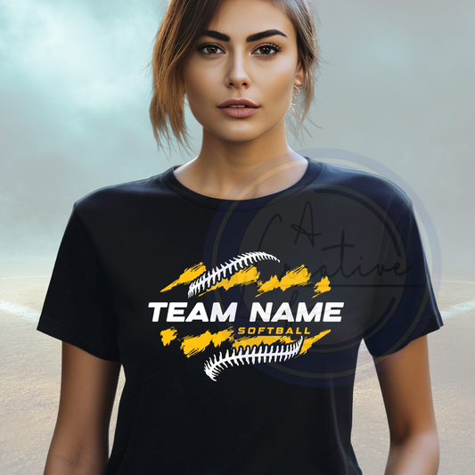 Softball Design 3027 (customized)