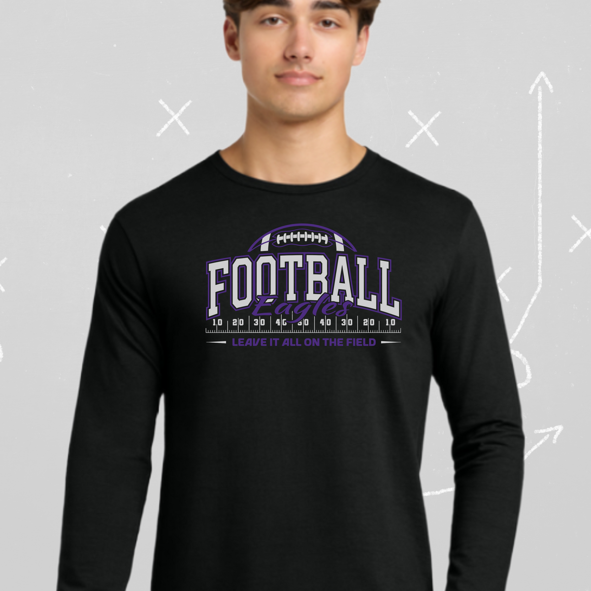 NU Eagles Football Sideline