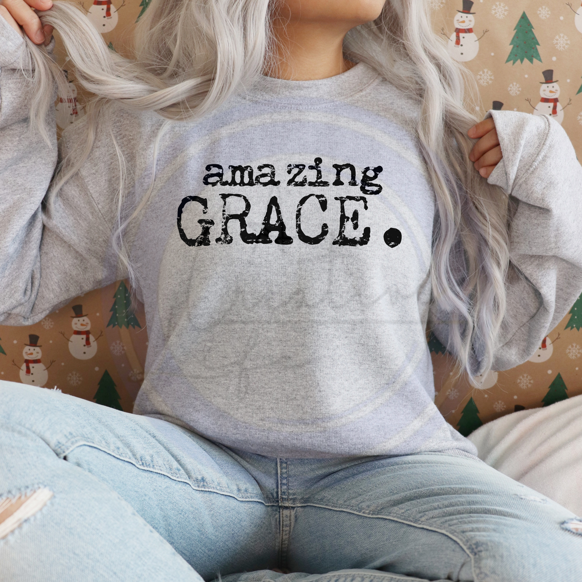 Amazing Grace - Vintage Typewriter