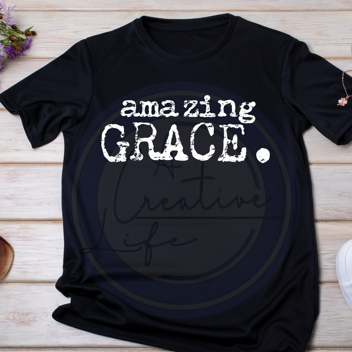 Amazing Grace - Vintage Typewriter