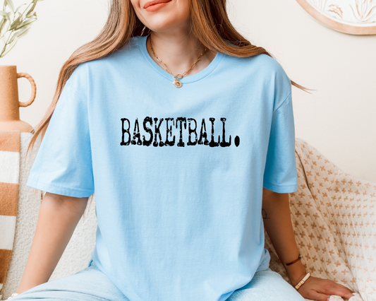 Basketball - Vintage Typewriter