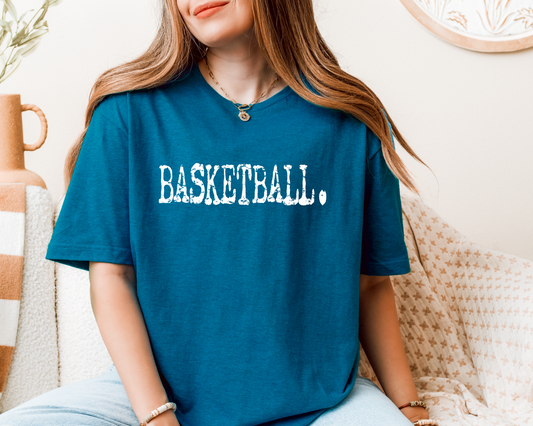 Basketball - Vintage Typewriter