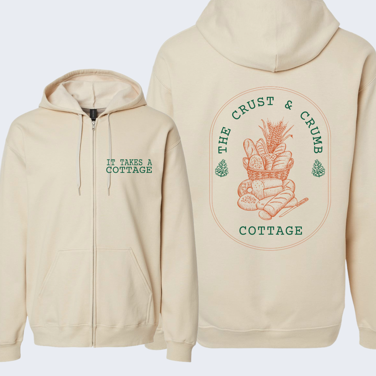 Crust and Crumb Cottage Logo