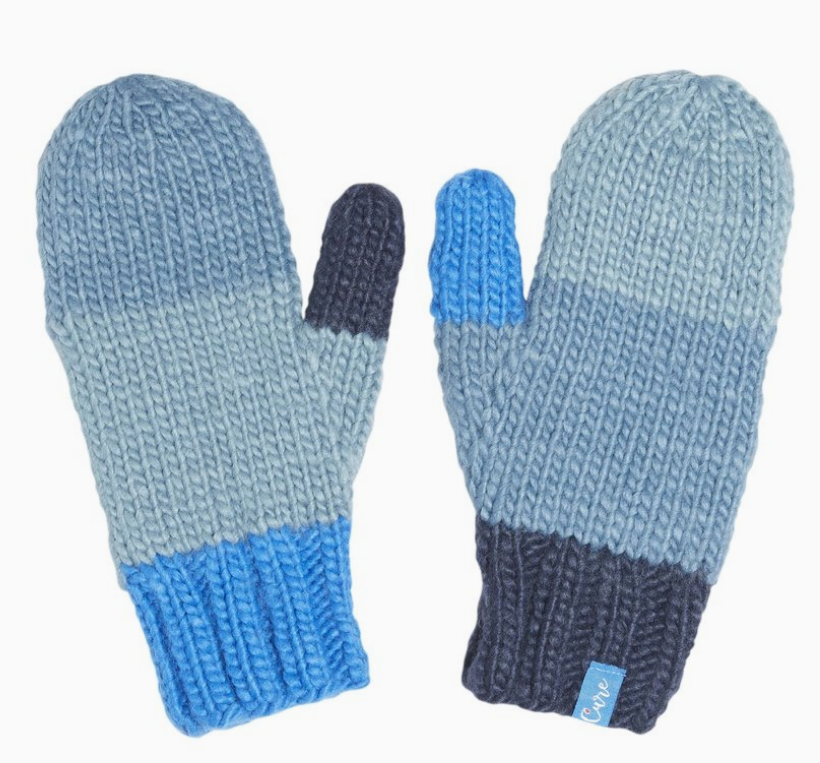 CURE Mittens Blue
