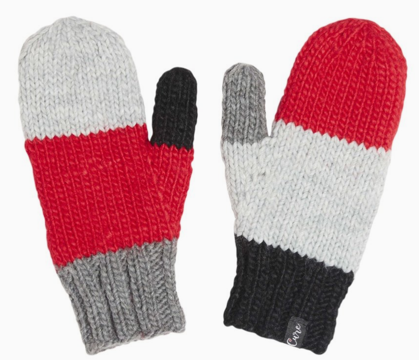 CURE Mittens Red