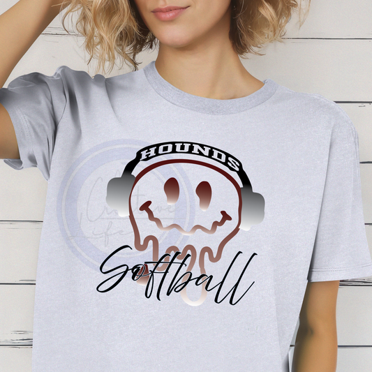 Smiley Face Headphones Cathedral (customized)