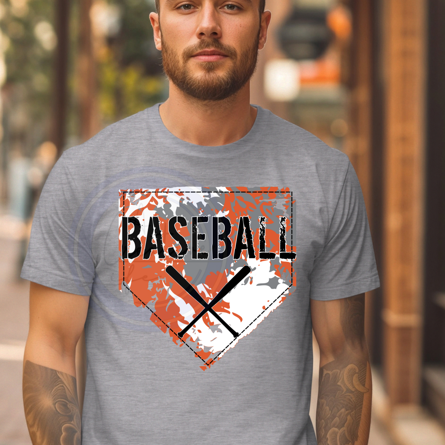 Home Plate Baseball Indians (customized)