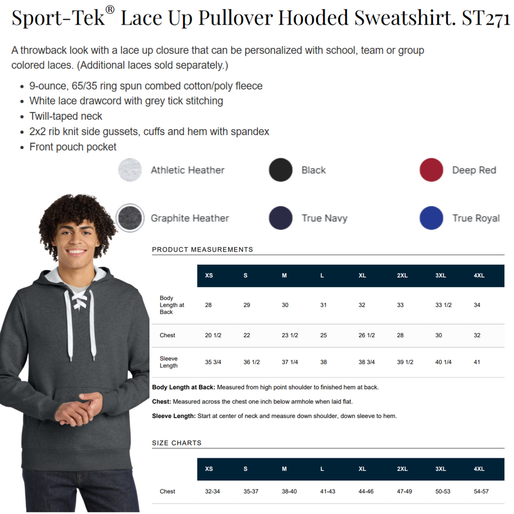 IHA Lace Up Hoodie