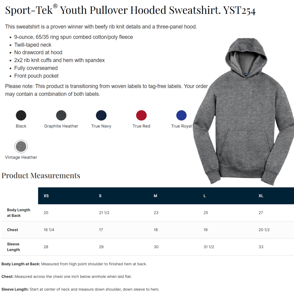 YOUTH IHA Hockey Hoodie