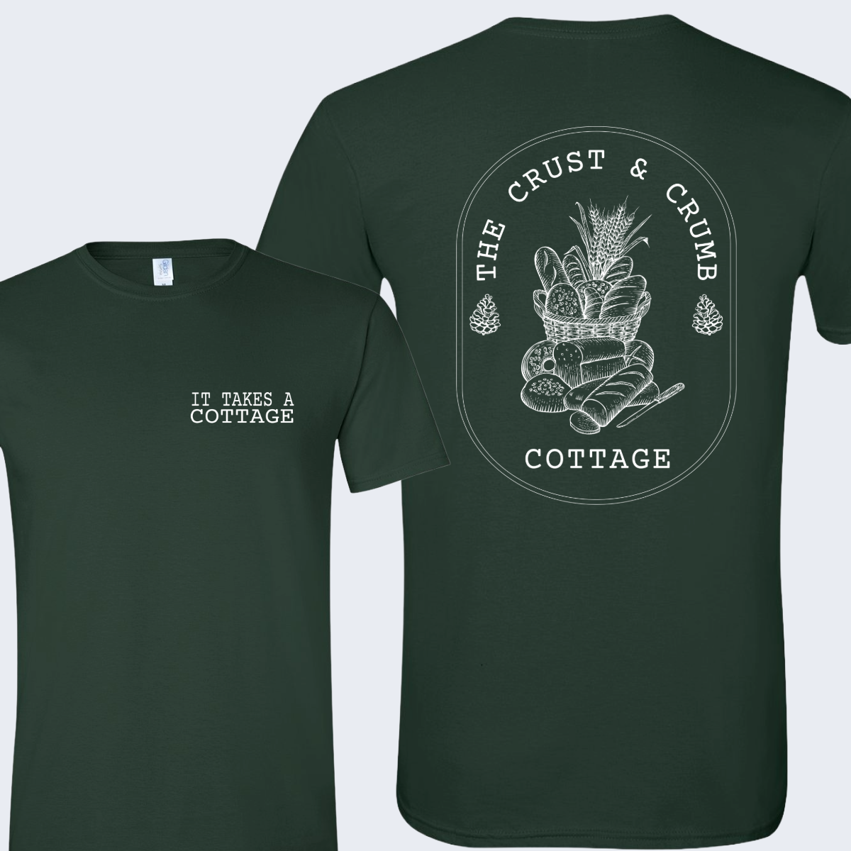 Crust and Crumb Cottage Logo